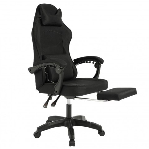 Fotel gamingowy obrotowy VECTOR z masażerem i podnóżkiem KO48CZ