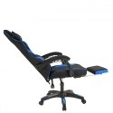 Fotel gamingowy obrotowy VECTOR z masażerem i podnóżkiem KO48N