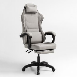 Fotel gamingowy obrotowy VECTOR z masażerem podnóżkiem KO48SZ