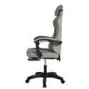 Fotel gamingowy obrotowy VECTOR z masażerem podnóżkiem KO48SZ