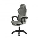 Fotel gamingowy obrotowy VECTOR z masażerem podnóżkiem KO48SZ