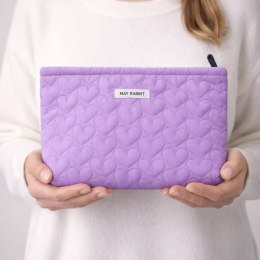 Kosmetyczka jednokomorowa pikowana serca 25 x 5 x18 cm KS120FIO