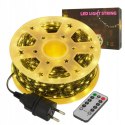 Zewnętrzne/ wewnętrzne lampki choinkowe drucik 500 LED 50m, ciepłe białe LAMP48