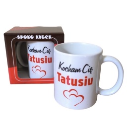 kubek w ozdobnym opakowaniu Kocham Cię Tatusiu 300 ml