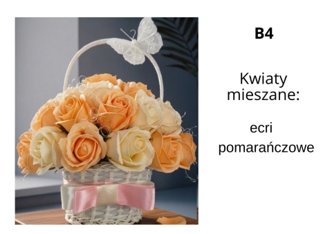 Flower Box Bukiet w koszyku B4