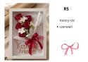 Kwiaty Mydlane w Ramce z napisem R5