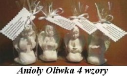 Aniołek 16szt podziękowania Oliwka Komunia Święta