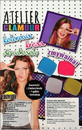 Kreda do włosów kolorowa ATELIER GLAMOUR