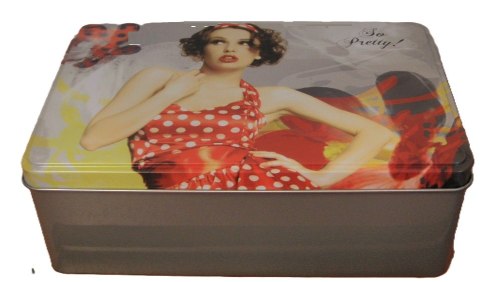 Przybornik puszka metalowa