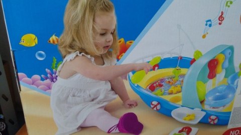 Gra interaktywna -statek wędkarki do łowienia ryb