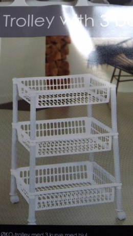 Regał na kółkach 3-koszyki | 1268