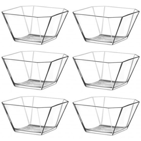 Salaterka szklana LAV 6szt. | 6841