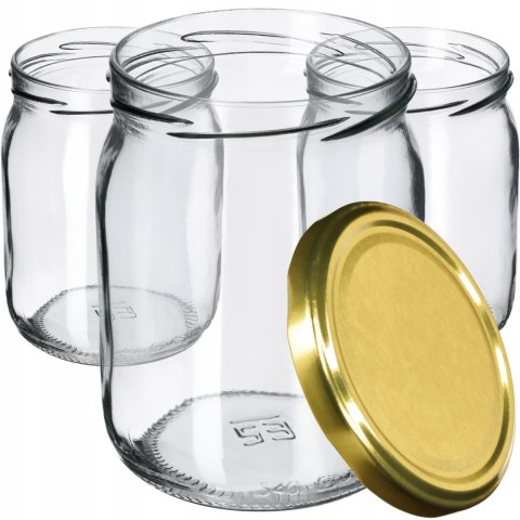 Słoik 540ml z zakrętką 8szt. | TO-540