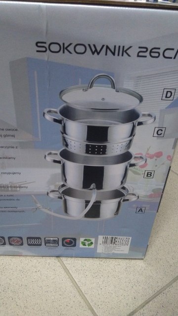 Sokownik stal nierdzewna 8l