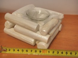 Świecznik biały na tea light 4szt. | TG13123