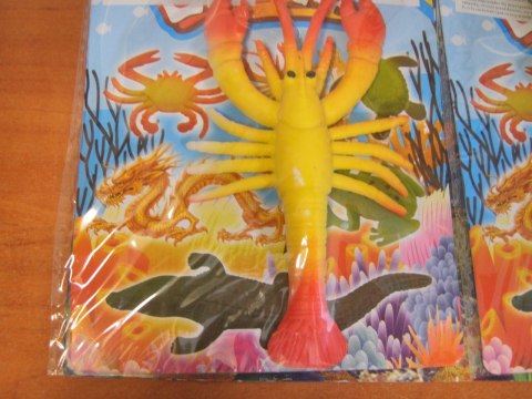 Zwierzęta 6szt rosnące gumowe Z2800